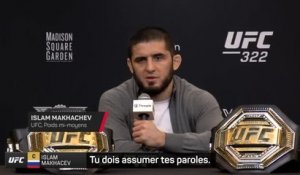 UFC 322 - Makhachev sur Dillon Danis : "Il vaudrait mieux le bannir de ce pays"