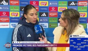 Clara Mateo, après PFC-Benfica : «Très heureuse de cette première victoire» - Foot - Ligue des champions (F) - Paris FC