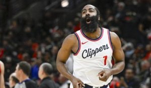NBA : En feu, Harden plante 55 pts dans la victoire des Clippers contre Charlotte