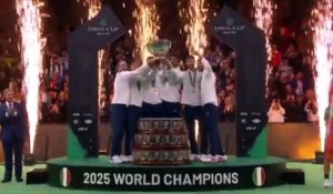 Coupe Davis 2025 - L'Italie championne du monde 2025 sans Jannik Sinner : "Ces gars sont formidables !"