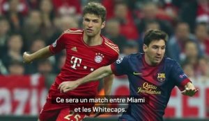 Whitecaps - Müller se délecte déjà avant son affrontement contre Messi pour le titre