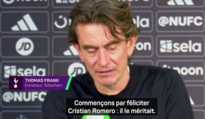 Tottenham - Thomas Frank encense Cristian Romero pour son doublé spectaculaire