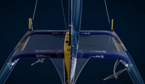 Charles Caudrelier présente « Gitana 18 » - Voile