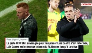 Will Still envisagé, Luis Castro sera finalement maintenu sur le banc du FC Nantes jusqu'à la trêve - Foot - Ligue 1