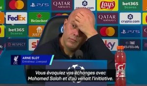 Liverpool - Slot sur Salah : "Je n’ai rien dit sur qui devait faire le premier pas"