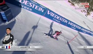 Auguste Aulnette réalise une très belle performance lors de la première manche du slalom de Val d'Isère - Ski - Coupe du monde de ski