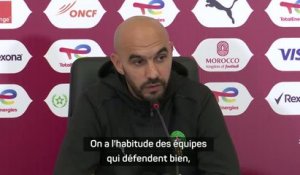 Maroc - Regragui : “Nos chiffres parlent d’eux-mêmes, ça nous a donné de la confiance”