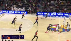 Monaco surclasse Barcelone - Basket - Euroligue (H)