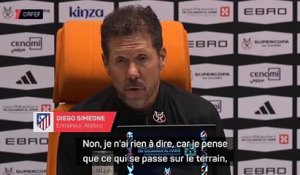Simeone explique «ne pas se souvenir» de ce qu'il a dit lors du clash avec Vinicius - Foot - Super Coupe d'Espagne