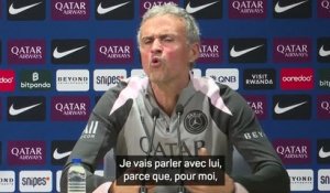 PSG - Luis Enrique sur Hakimi : "Je prendrai ma décision après lui avoir parlé"