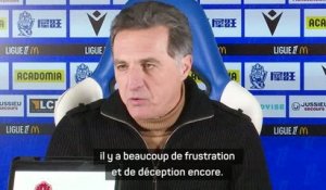 Auxerre - Pélissier : "Beaucoup de frustration"