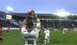 TOP 14 - Essai de Jordan UELESE (MHR) - RC Toulon - Montpellier Hérault Rugby