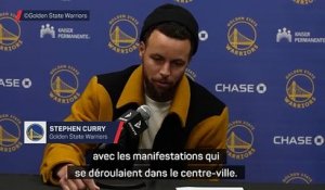 Curry : « C'était incroyable de voir la manifestation pacifique » - Basket - NBA