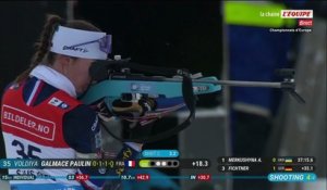 Galmace Paulin médaillée de bronze de l’individuel - Biathlon - Championnats d'Europe (F)
