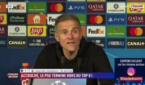 Enrique : «  S'il y a une équipe prête pour les barrages, c'est nous » - Foot - Ligue des champions