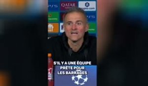 PSG - Luis Enrique : “S’il y a une équipe prête pour les barrages, c’est nous”