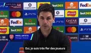 Arteta : « Fier de nos huit victoires » - Foot - Ligue des champions