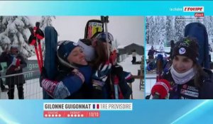 « Ça fait vraiment du bien à la tête » : Gilonne Guigonnat rebondit et décroche l’or sur le sprint - Biathlon - Championnats d'Europe (F)