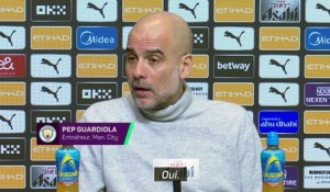 La blague de Guardiola sur le niveau d'anglais de Khusanov - Foot - Premier League