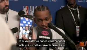 All-Star Game - Le conseil de SGA aux "très talentueux" Wembanyama et Castle