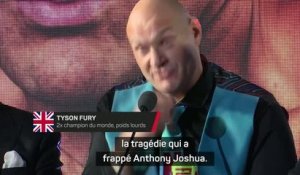 Poids lourds - Fury affirme que l'accident de Joshua l'a poussé à revenir