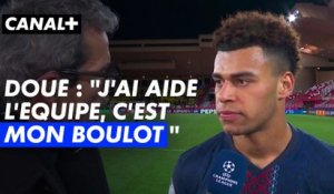 Ligue des champions : Désiré Doué heureux de la victoire collective du PSG face à Monaco