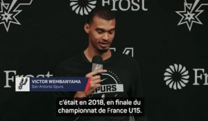 Spurs - Wembanyama : "Une grande fierté pour Maxime Raynaud"