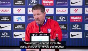 Atlético - Simeone sur Griezmann : "On ne sait pas ce qui va se passer"