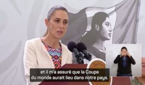 Cdm 2026 - La présidente du Mexique veut rassurer les équipes et les supporters