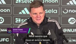 Newcastle - Howe : “Une grande victoire contre Man United, nous en avions besoin”