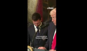 Donald Trump honore Messi à la Maison Blanche