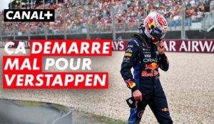 Le gros crash de Verstappen en Q1 - Grand Prix d'Australie - F1
