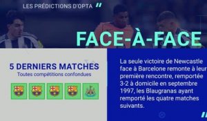 Ligue des champions - Newcastle vs. Barcelone, les prédictions d'Opta