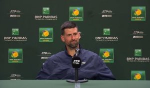 BNP Paribas Open 2026 - Novak Djokovic : "Tout s'est joué sur un point..."