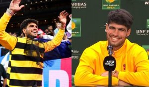 BNP Paribas Open 2026 - Carlos Alcaraz déguisé en abeille : "Ils m'ont demandé de le porter !"