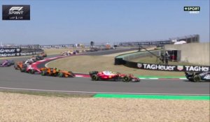 Grosse bataille entre Leclerc et Hamilton - Grand Prix de Chine - F1