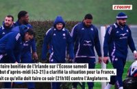 Après la victoire de l'Irlande contre l'Écosse, les Bleus gagneront le Tournoi des Six Nations ce samedi soir si... - Tournoi des 6 Nations