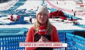 Le super-G de Courchevel annulé - Ski - Coupe du monde - Courchevel