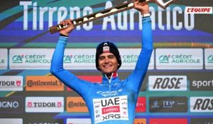 Isaac Del Toro vainqueur final de Tirreno-Adriatico, au terme d'une 7e étape remportée au sprint par Jonathan Milan - Cyclisme - Tirreno-Adriatico