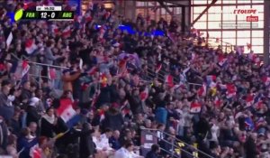 4 essais en première mi-temps, dont l'essai du bonus, les Bleuets déjà sacrés - Rugby - Tournoi des 6 Nations U20