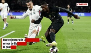 Qui sont les joueurs menacés de suspension pour le quart de finale aller de la Ligue des champions ? - Foot - Ligue des champions