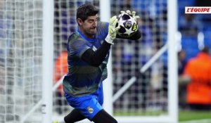 Blessé, le gardien du Real Madrid Thibaut Courtois remplacé à la mi-temps face à Manchester City en Ligue des champions - Foot - Ligue des champions