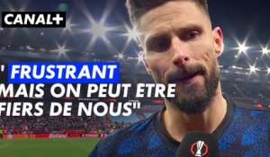 Europa Ligue - La frustration d'Olivier Giroud après l'élimination en huitièmes par Aston Villa