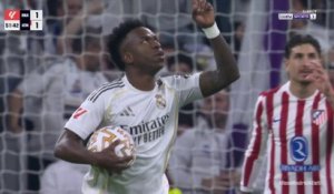 La Liga : Vinicius égalise sur penalty, tout est à refaire pour l'Atlético !