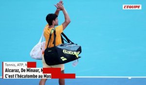 Alcaraz, De Minaur, Medvedev... C'est l'hécatombe au Masters 1000 de Miami : 12 tops 20 dont 5 tops 10 déjà éliminés - Tennis - ATP - Miami