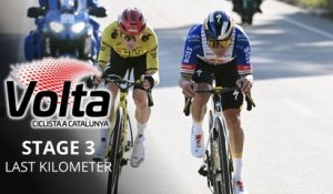 Tour de Catalogne 2026 - Étape 3 - Dorian Godon la 3e étape ! Evenepoel à l'attaque... puis chute