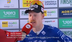 Tour de Catalogne 2026 - Dorian Godon : "Hier, j’étais un peu frustré d’avoir laissé échapper la victoire..."