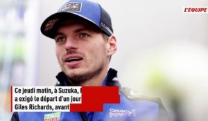 Max Verstappen exige le départ d'un journaliste avant de commencer sa conférence de presse - F1 - GP du Japon