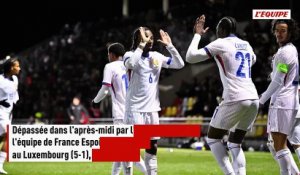Faciles vainqueurs du Luxembourg, les Bleuets reprennent la tête de leur groupe - Foot - Qualif. Euro Espoirs