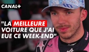 F1 - La satisfaction de Pierre Gasly, septième des qualifications